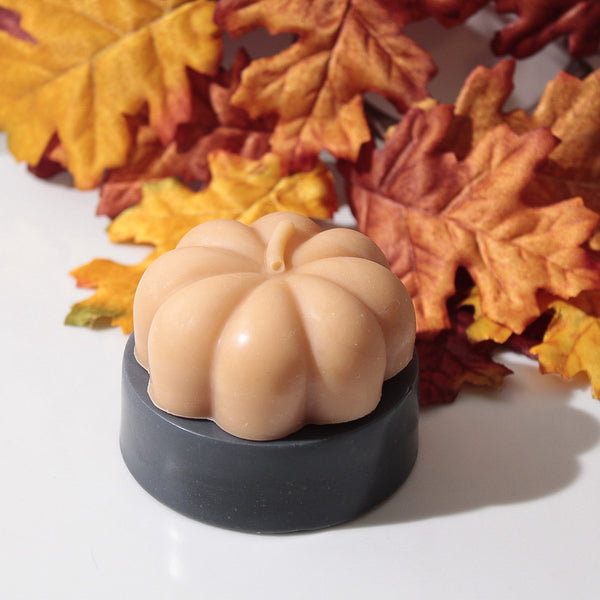 HALLOWEEN PUMPKIN & CHARCOAL SOAP--TWO-IN-ONE TREAT