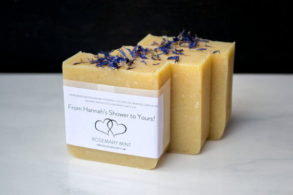 60 CUSTOM SOAP FAVORS- WEDDING & BRIDAL SHOWER GIFTS
