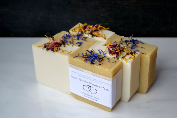 40 CUSTOM SOAP FAVORS- WEDDING & BRIDAL SHOWER GIFTS