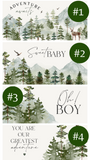 20 BABY SHOWER FAVOR SOAPS (3 OZ. BARS) :: WOODLAND THEME