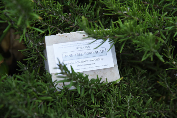SAGE ROSEMARY + LAVENDER HANDMADE ARTISAN BAR SOAP, 5 OZ.