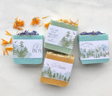 20 BABY SHOWER FAVOR SOAPS (3 OZ. BARS) :: WOODLAND THEME