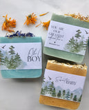 20 BABY SHOWER FAVOR SOAPS (3 OZ. BARS) :: WOODLAND THEME