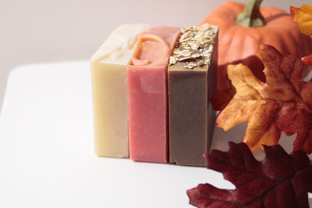 FALL SOAP BUNDLE--SET OF 3 HANDMADE ARTISAN SOAPS