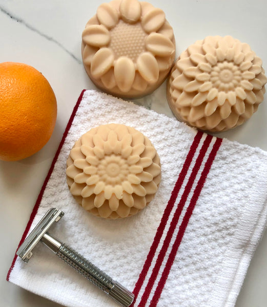 GRAPEFRUIT + MINT TANGERINE LADIES LEG SHAVING SOAP