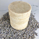 LAVENDER OATMEAL ROUND BAR SOAP