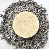 LAVENDER OATMEAL ROUND BAR SOAP