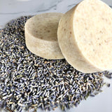 LAVENDER OATMEAL ROUND BAR SOAP