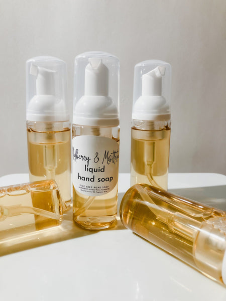 MULBERRY & MISTLETOE TRAVEL-SIZE LIQUID HAND SOAP