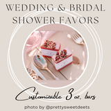 CHAMPAGNE WEDDING & BRIDAL SHOWER FAVOR SOAPS