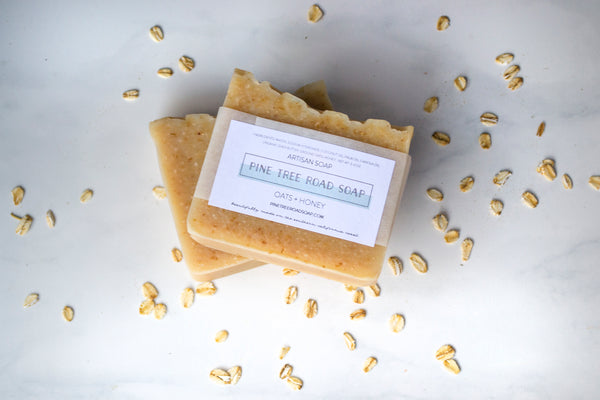 OATS + HONEY HANDMADE ARTISAN BAR SOAP, 5 OZ.