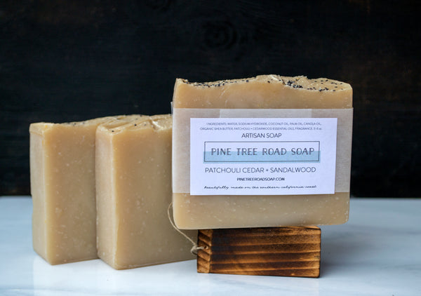 PATCHOULI CEDAR SANDALWOOOD BAR SOAP